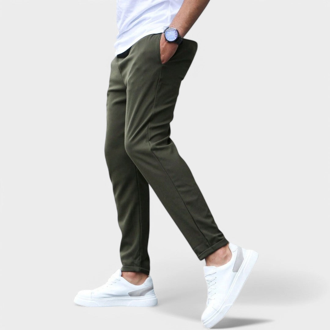 MIRAVO | Pantalones elásticos para hombre moderno